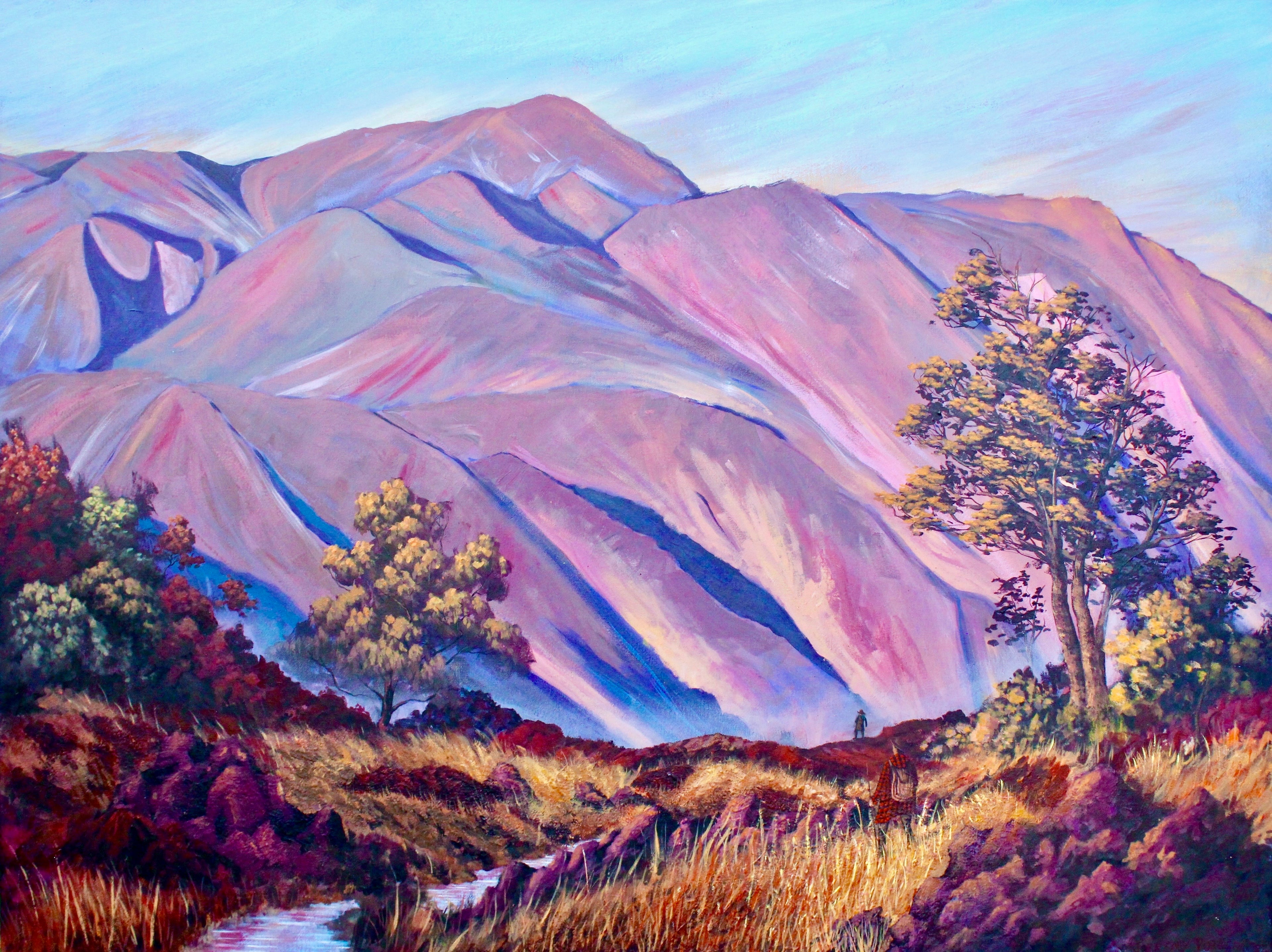 'Over The Hills' Original Painting