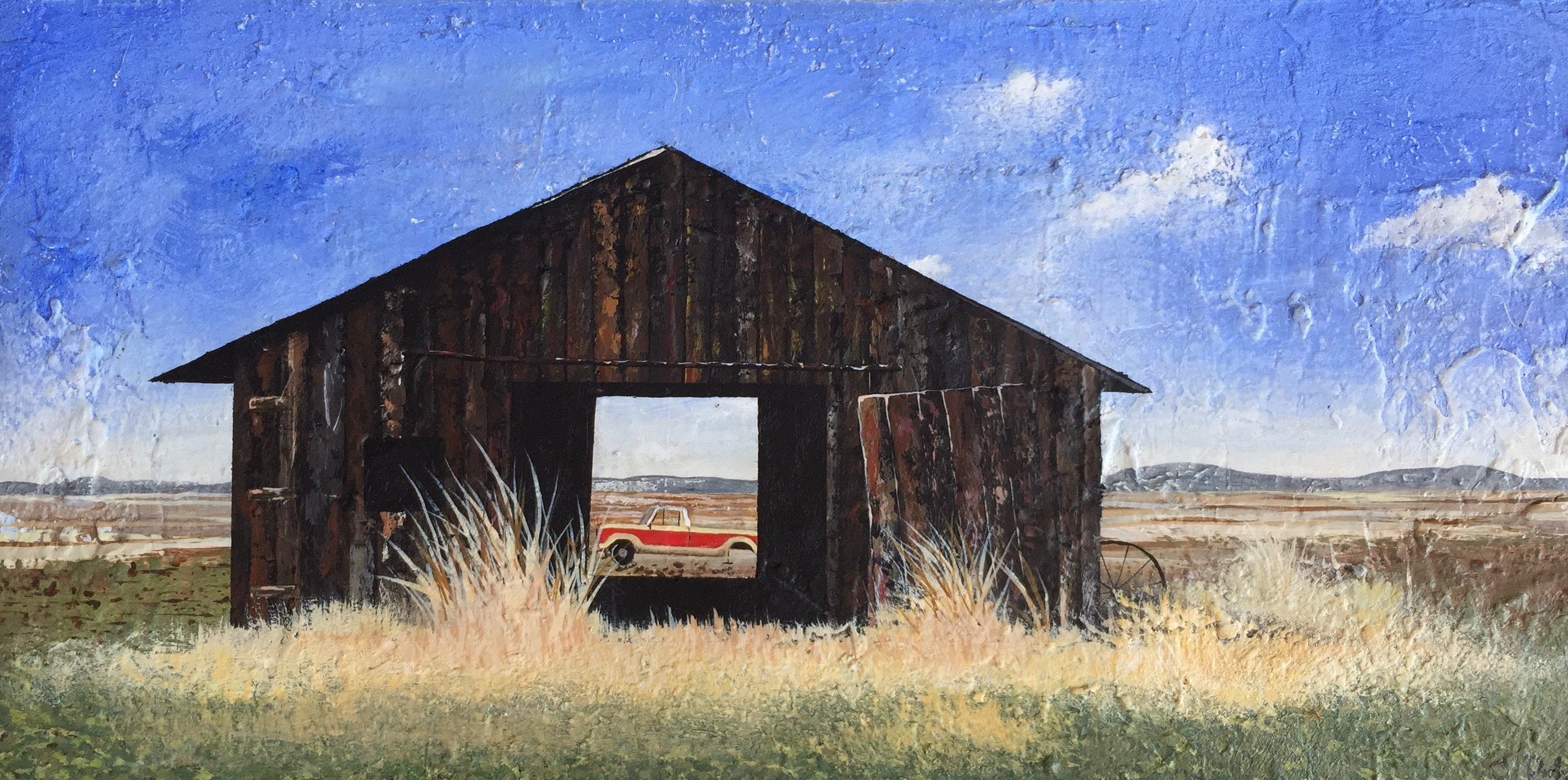 'Rust And Horizon' Original Painting