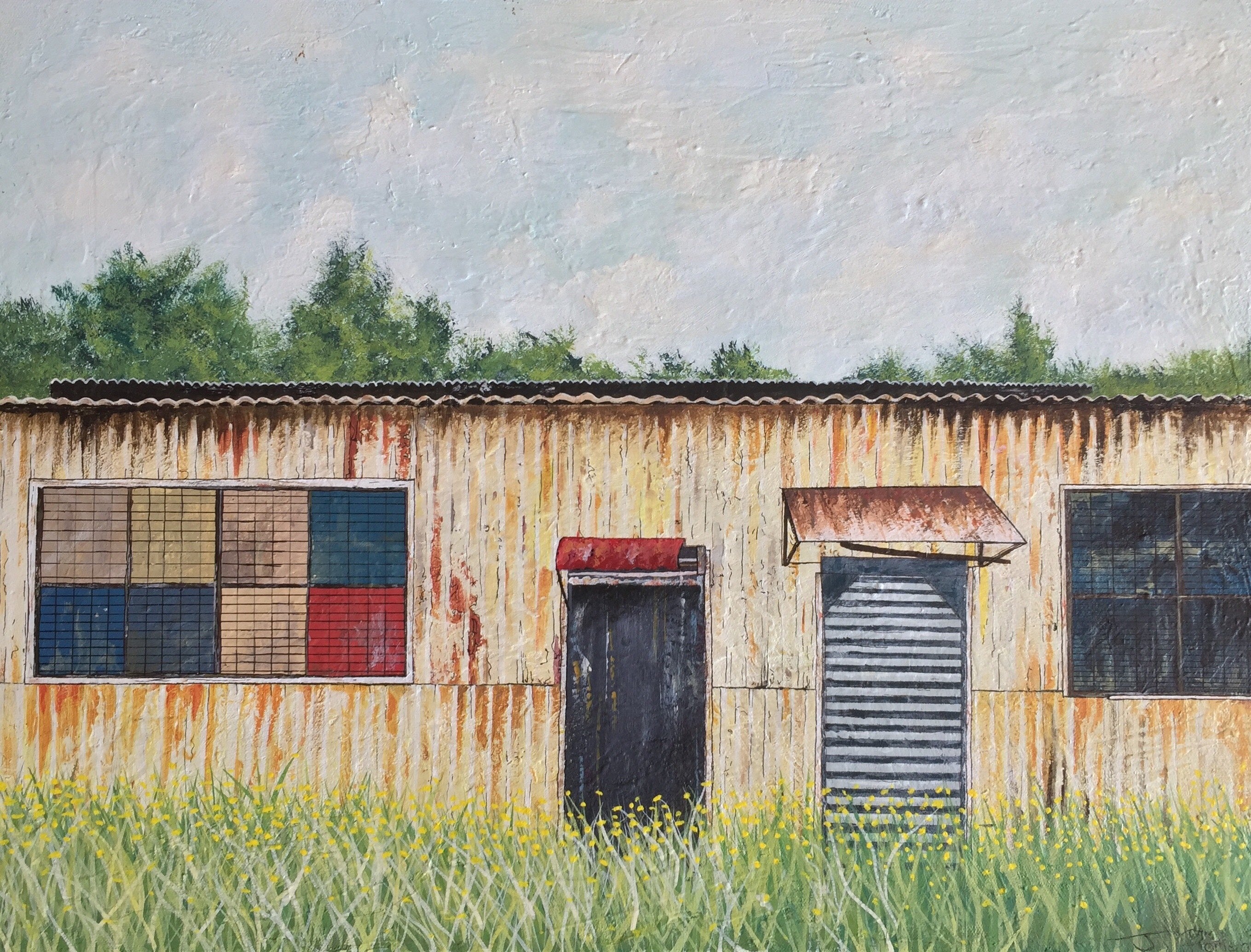 'Out Of Town' Original painting