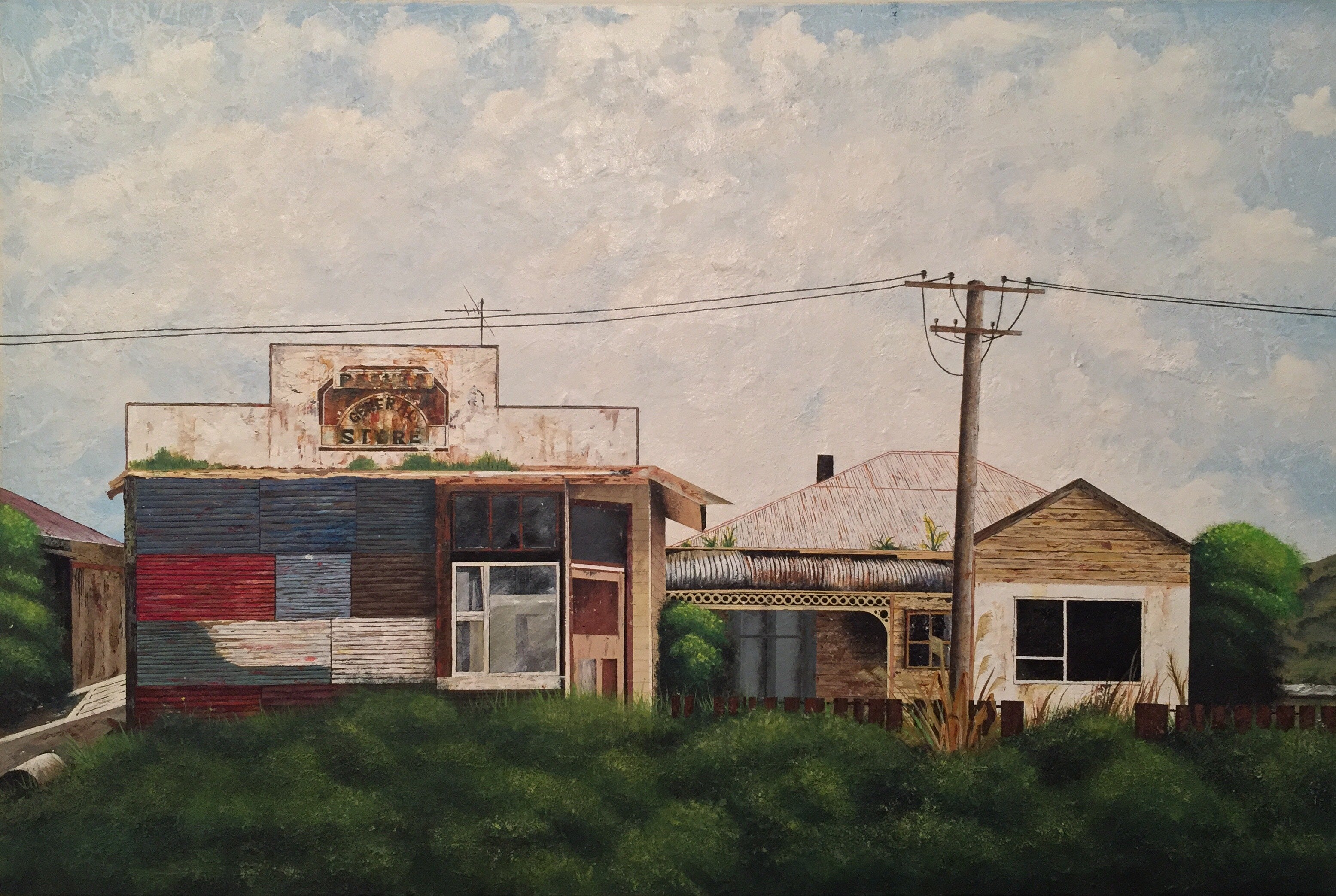 "Old Town" Original Painting