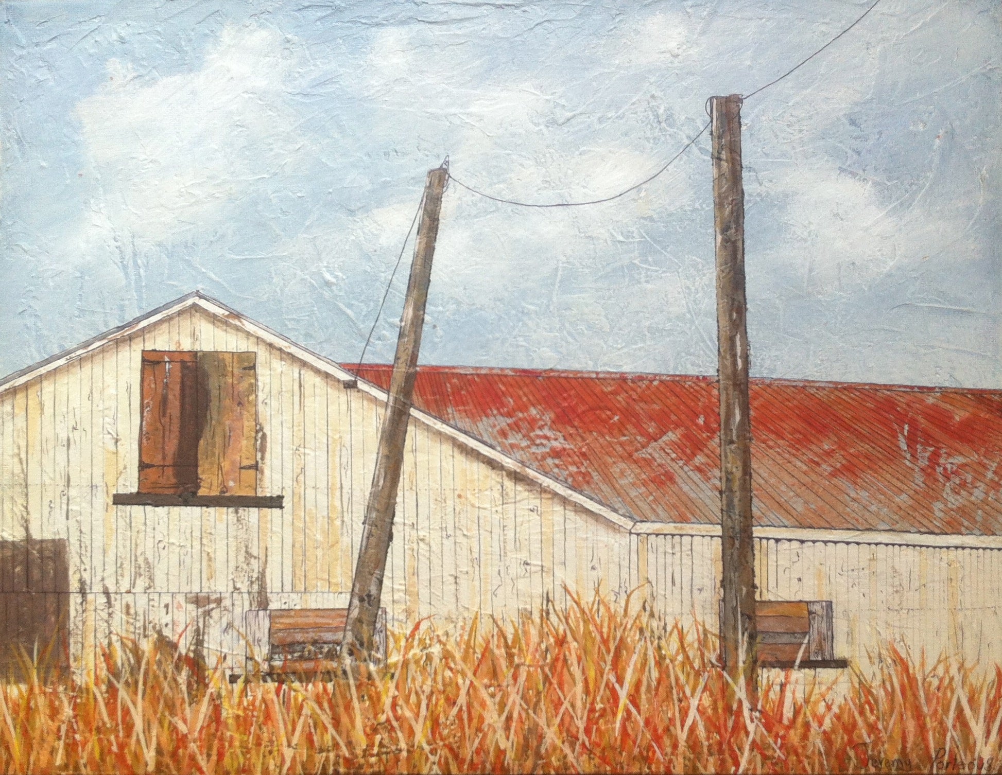 'No Trespassing' Original painting